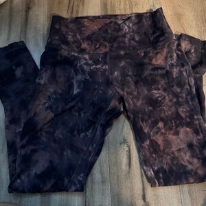 Lululemon diamond dye leggings pants 27” size 10